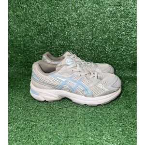 ASICS Gel-1130 Kids Size 2.5Y Grey Blue Running Walking Comfort Shoes Sneakers‎